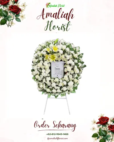 Krans Bunga Duka Cita sukabumi selatan